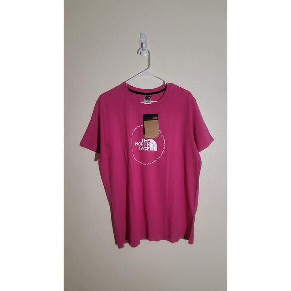 NWT Women's The North Face Pink T Shirt sz XL - Picture 1 of 6